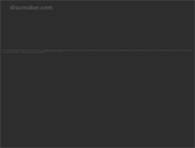 Tablet Screenshot of discmaker.com